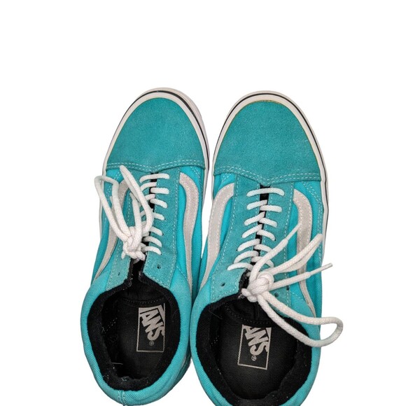 Women's Size 10, Men's Size 8.5 VANS Ward Canvas Lo Sneakers Blue Unisex EUC - Picture 8 of 16